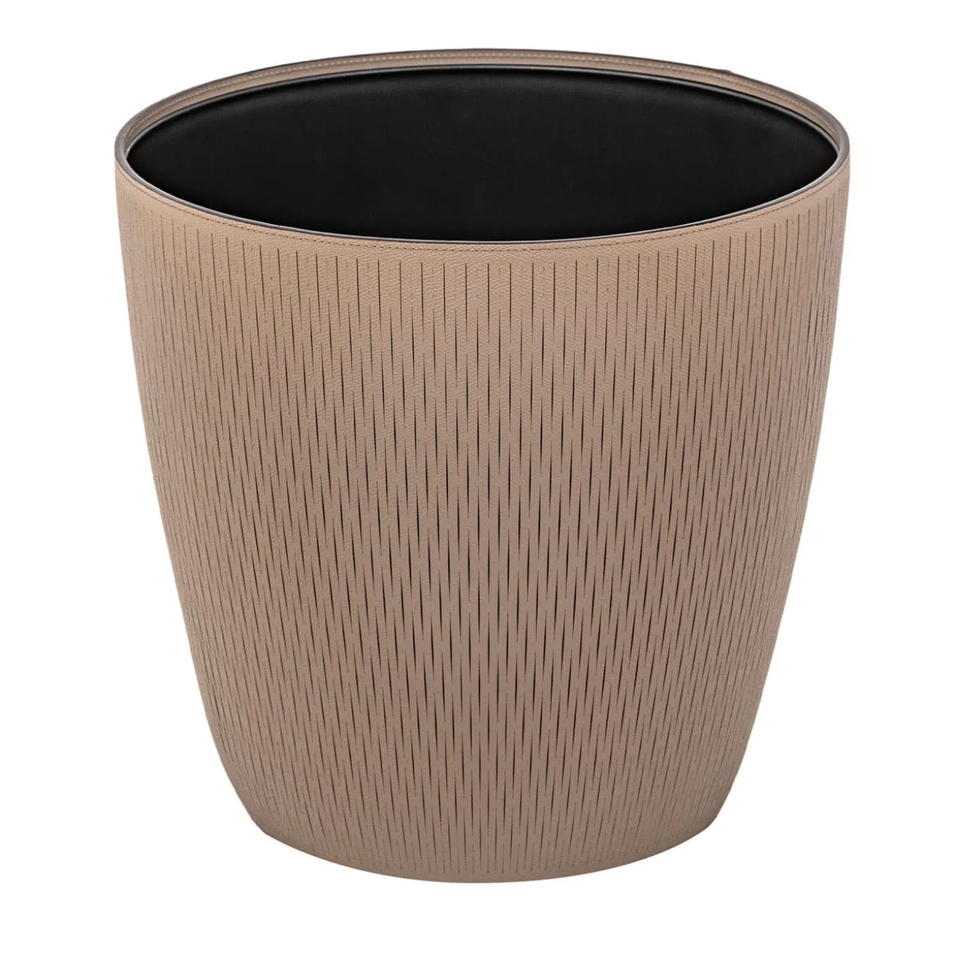 Vaso da fiori in seta marrone