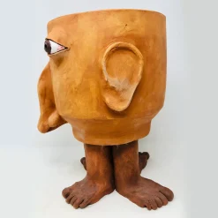 Vaso da fiori medio in terracotta Walking Head