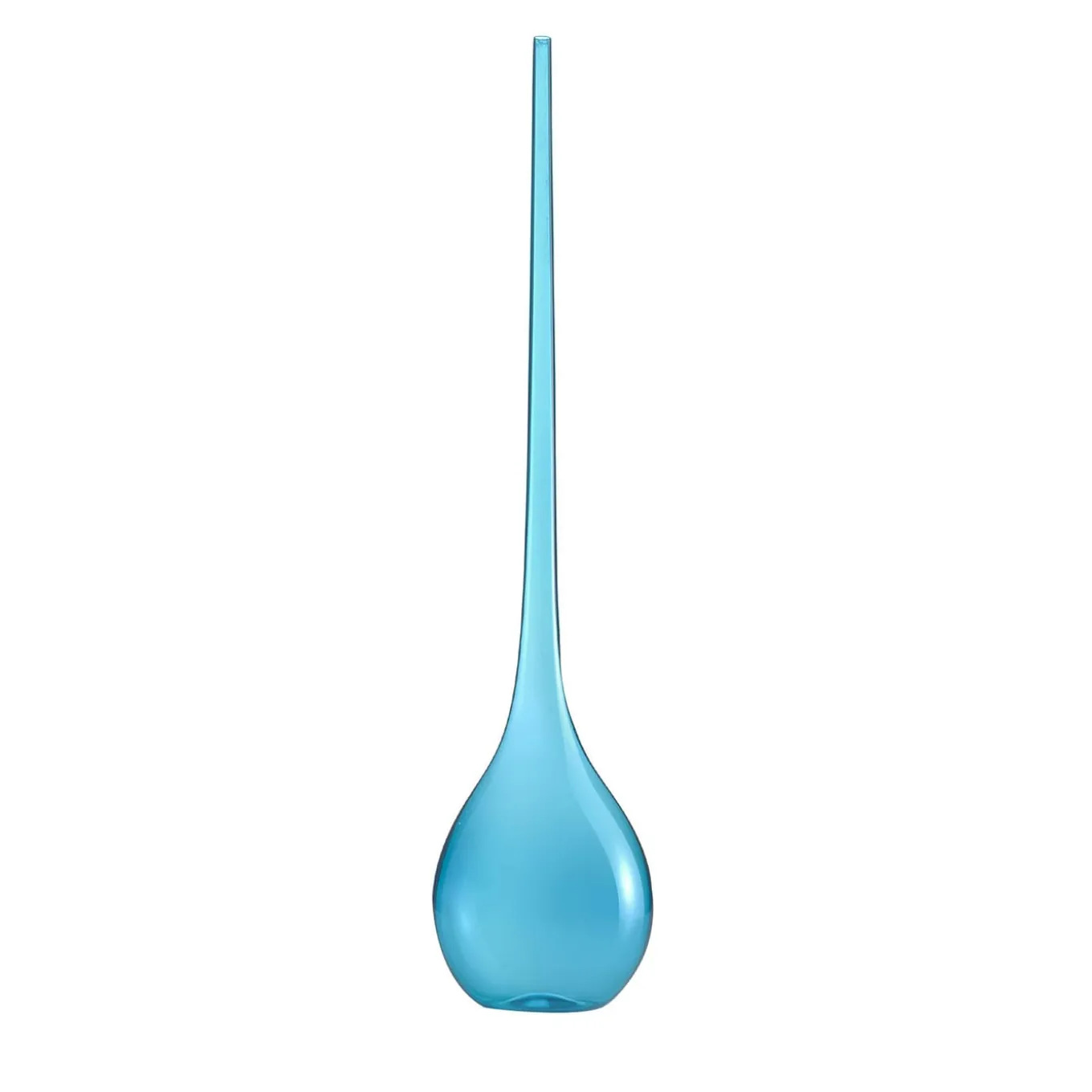 Vaso decorativo a forma di goccia turchese Bolle