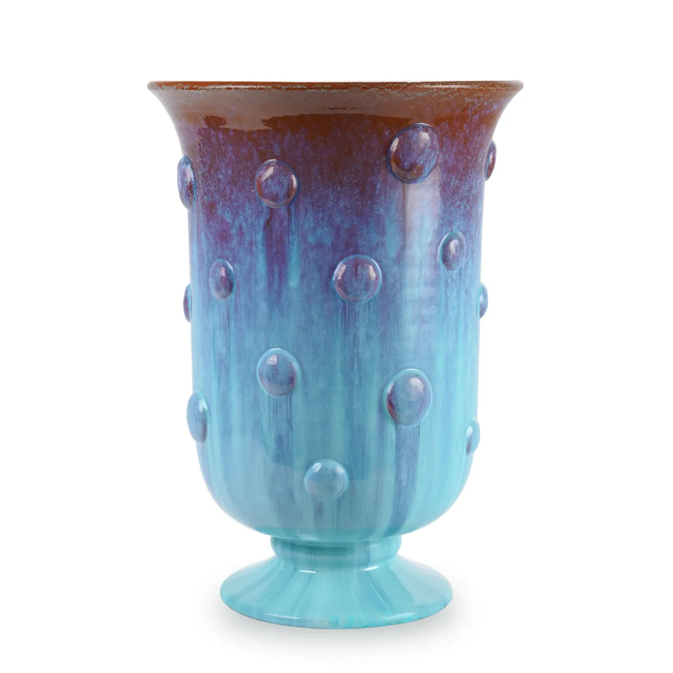 Vaso Decorativo Abisso Caraibi in Ceramica