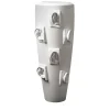 Vaso decorativo bianco Obice David's Ears