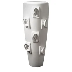 Vaso decorativo bianco Obice David's Ears