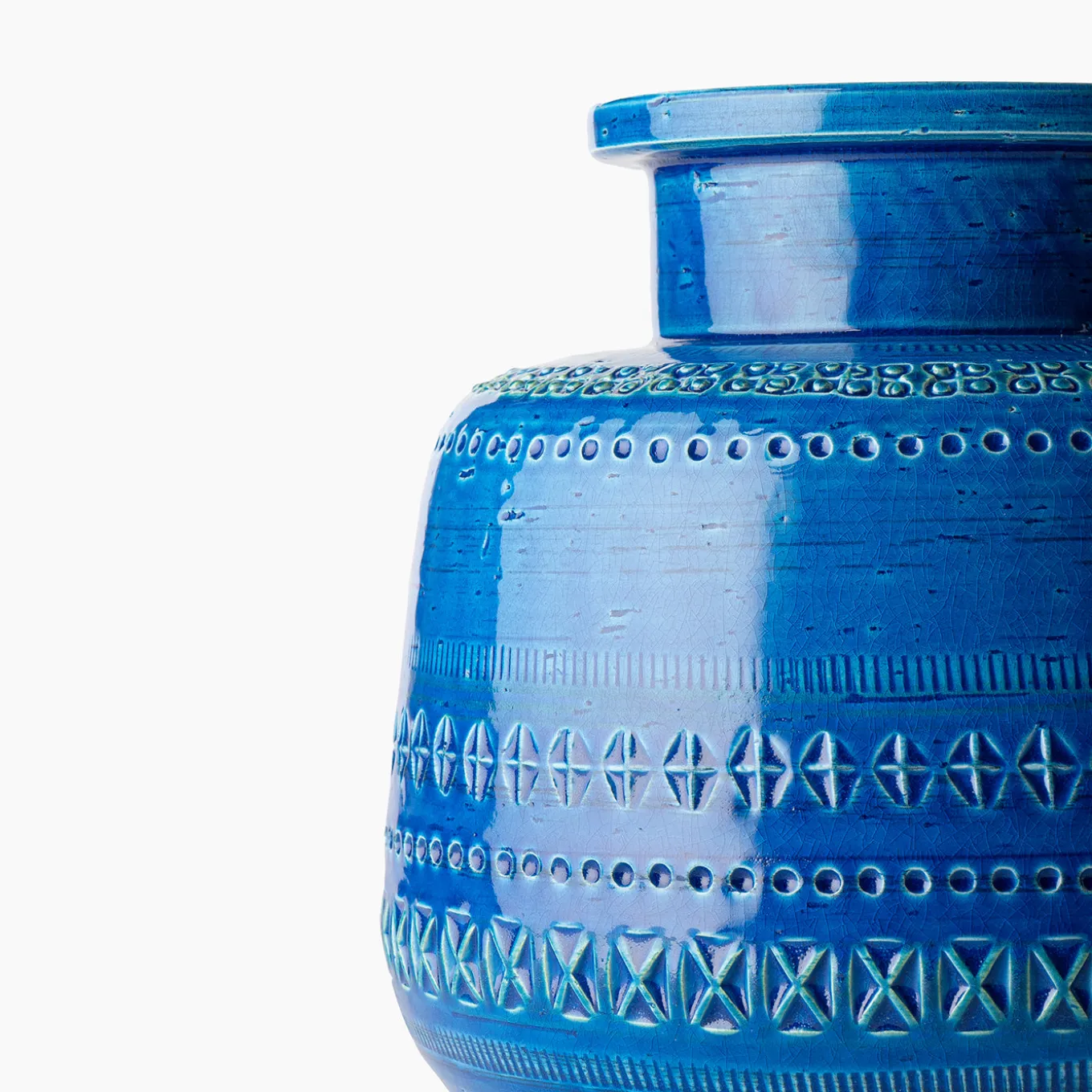 Vaso Decorativo Blu di Aldo Londi