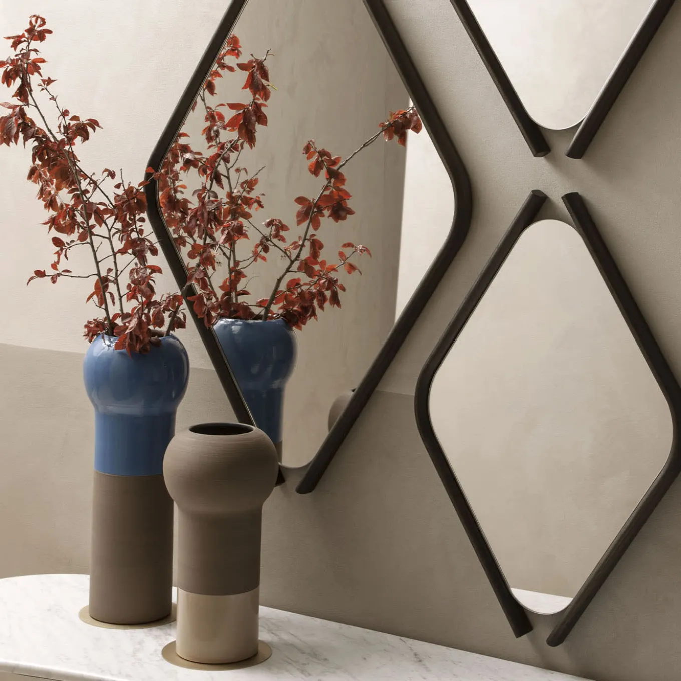 Vaso decorativo Ibisco Jardin Arctique Beige
