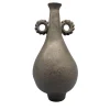 Vaso decorativo in gres nero N.22