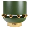 Vaso Decorativo Kósmos Grande in Ceramica Verde