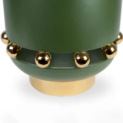 Vaso Decorativo Kósmos Grande in Ceramica Verde