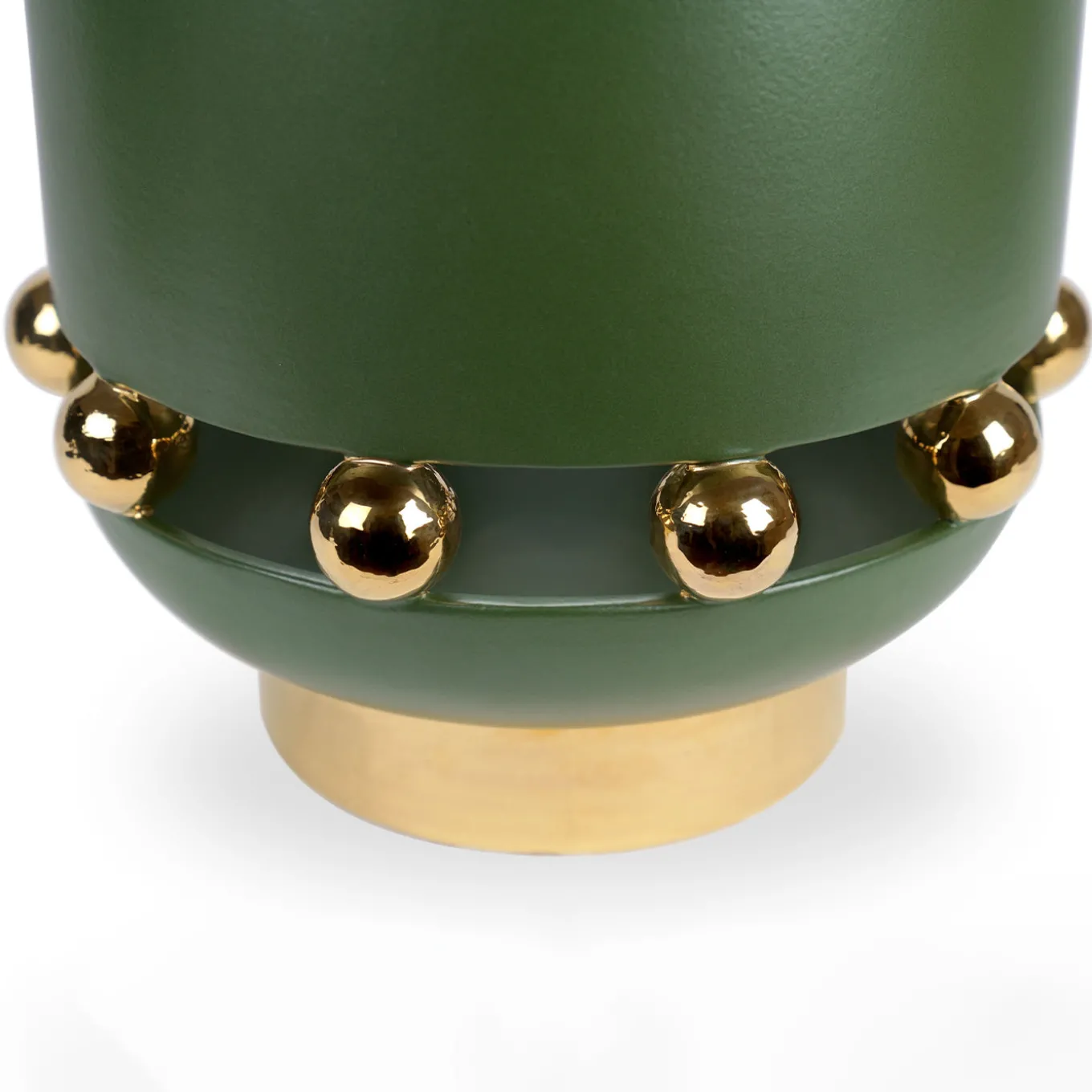 Vaso Decorativo Kósmos Grande in Ceramica Verde