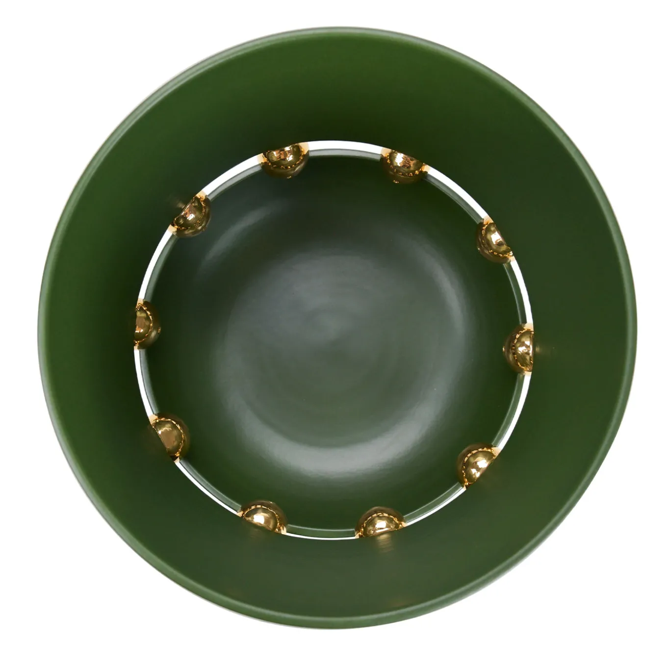 Vaso Decorativo Kósmos Grande in Ceramica Verde