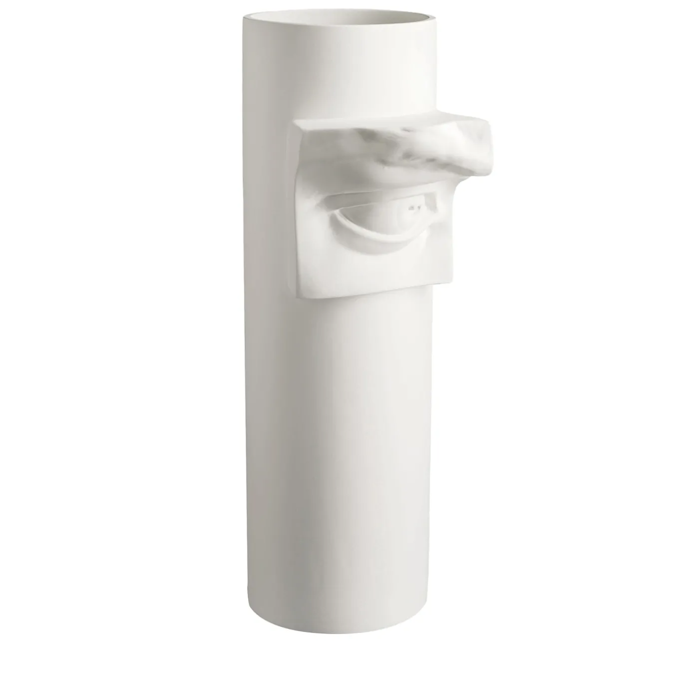 Vaso decorativo Obice David's Eye bianco