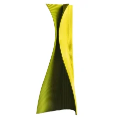 Vaso Decorativo Onda Giallo
