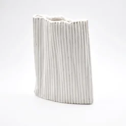 Vaso Decorativo Paesaggio 18 #2 Bianco di Nino Basso