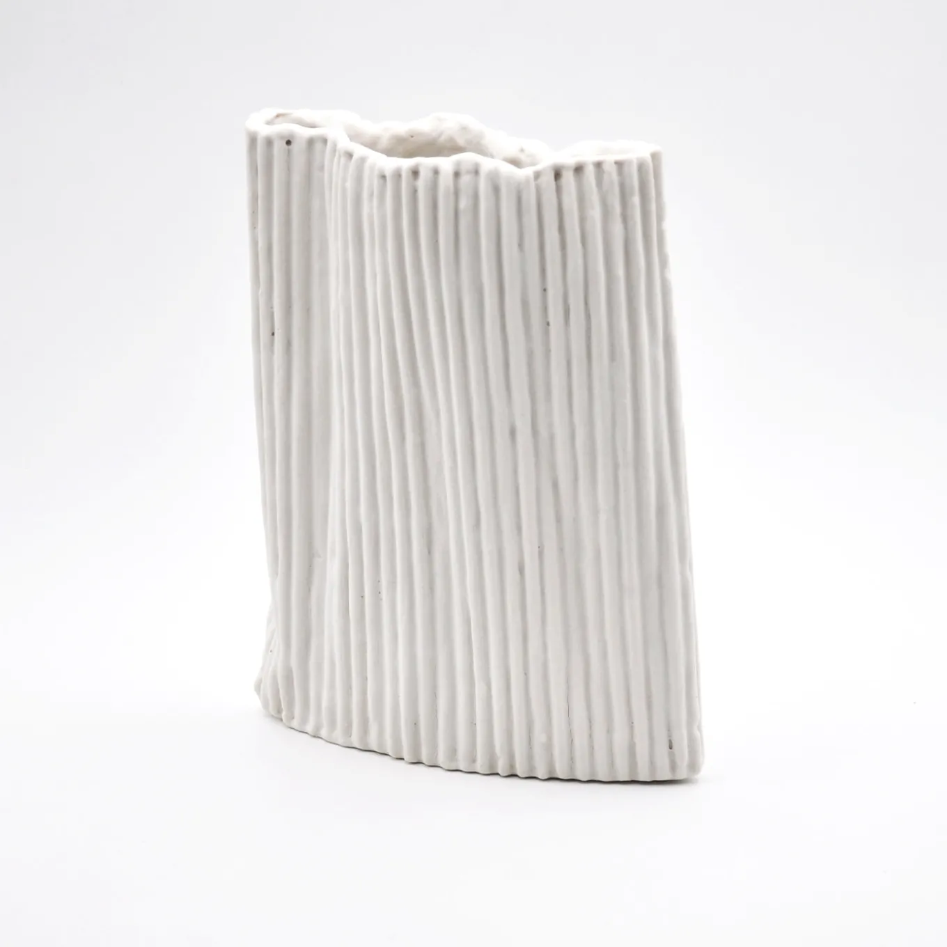Vaso Decorativo Paesaggio 18 #2 Bianco di Nino Basso