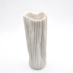 Vaso Decorativo Paesaggio 21 Bianco di Nino Basso
