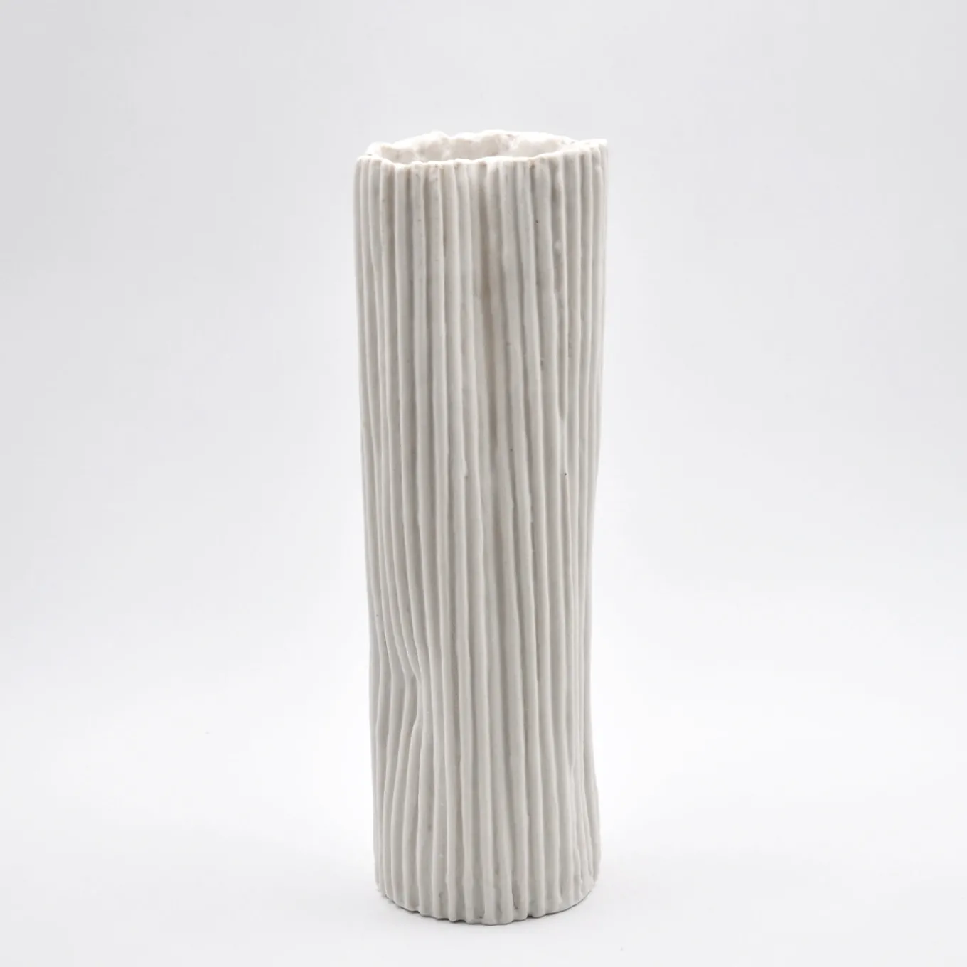 Vaso Decorativo Paesaggio 21 Bianco di Nino Basso
