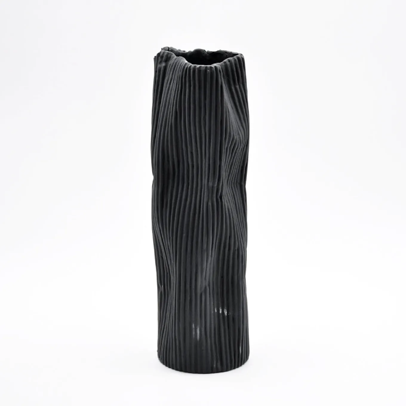 Vaso Decorativo Paesaggio 24 Nero di Nino Basso