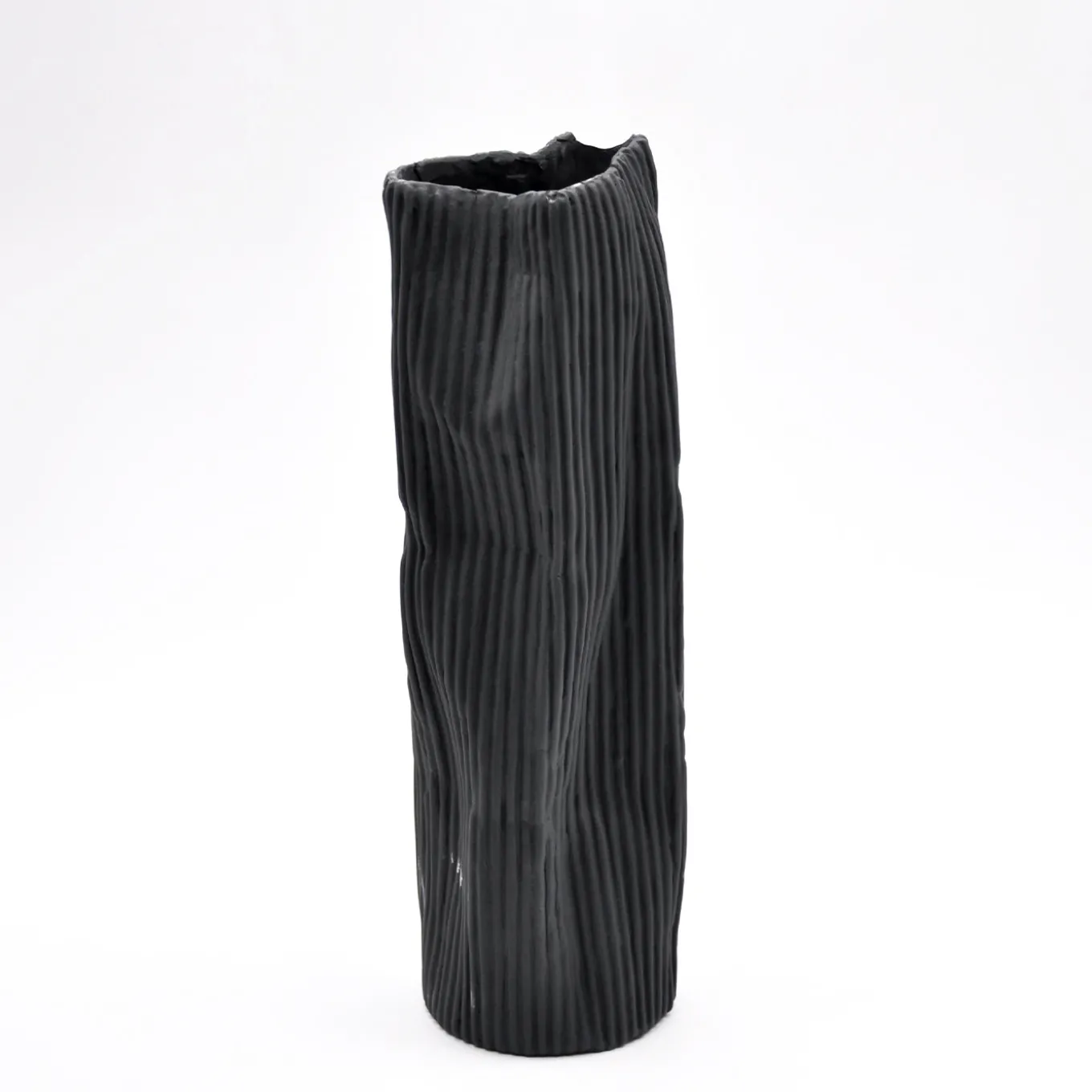 Vaso Decorativo Paesaggio 24 Nero di Nino Basso