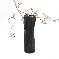 Vaso Decorativo Paesaggio 24 Nero di Nino Basso