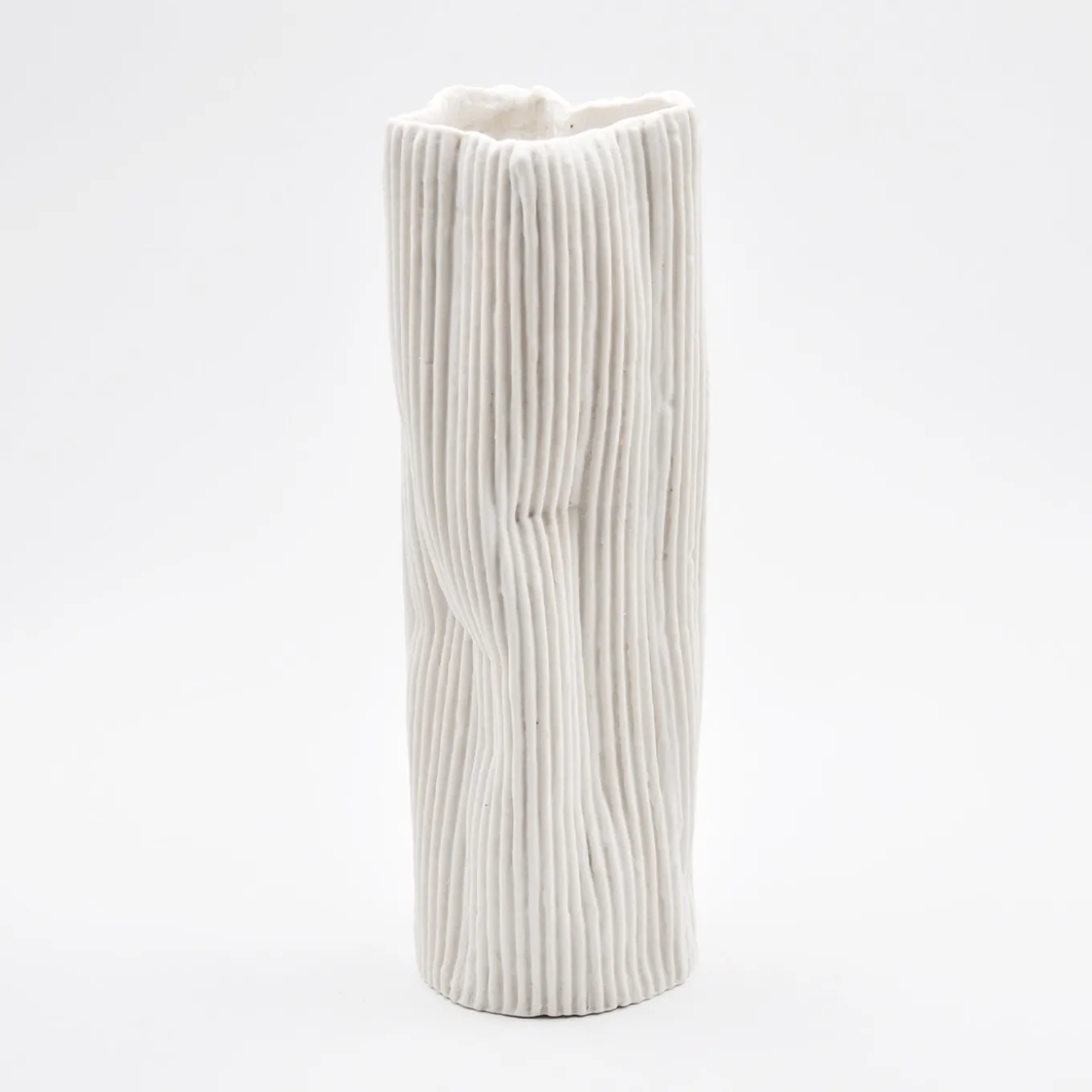 Vaso Decorativo Paesaggio 20 Bianco di Nino Basso