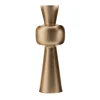 Vaso Decorativo Pauchy Paire in Ceramica Oro Opaco