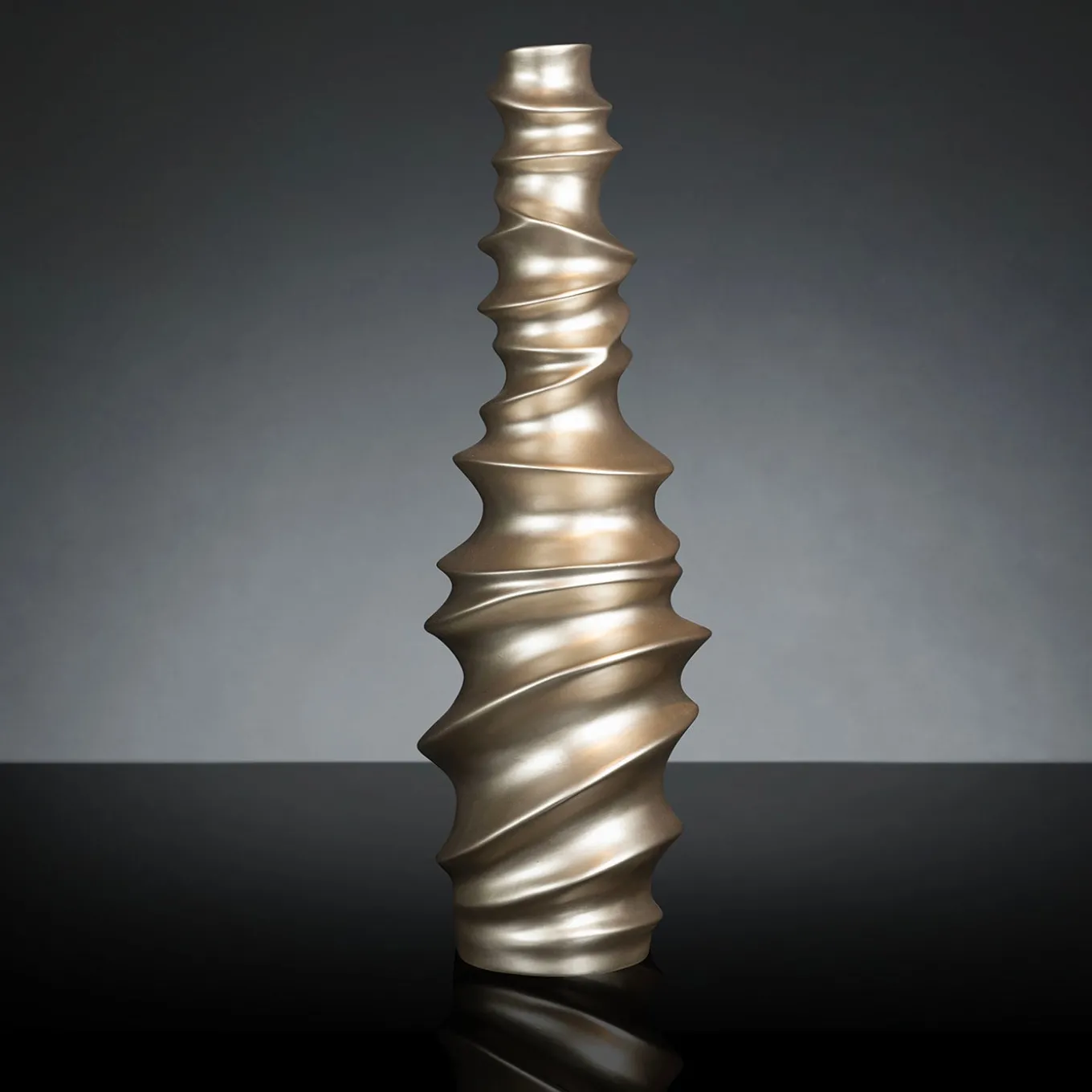 Vaso decorativo Sharp Pei Pearly Beige
