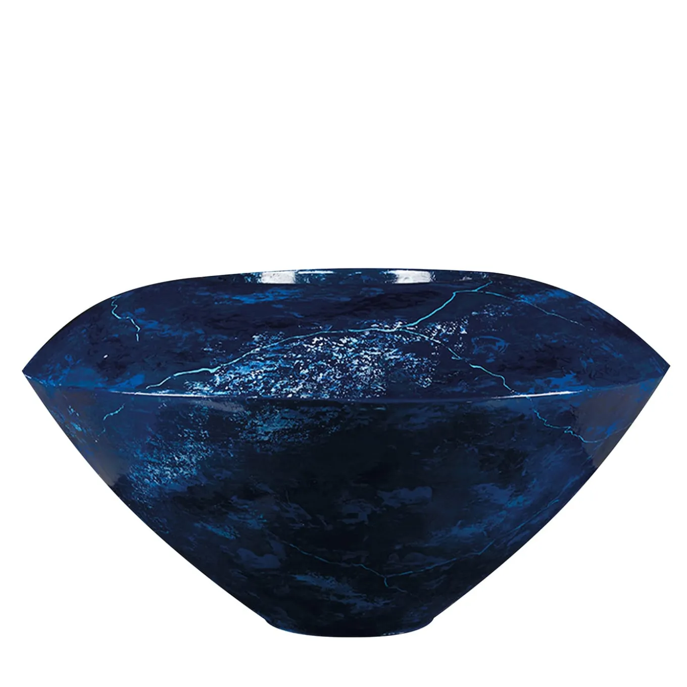 Vaso decorativo Trotty blu di Carrara