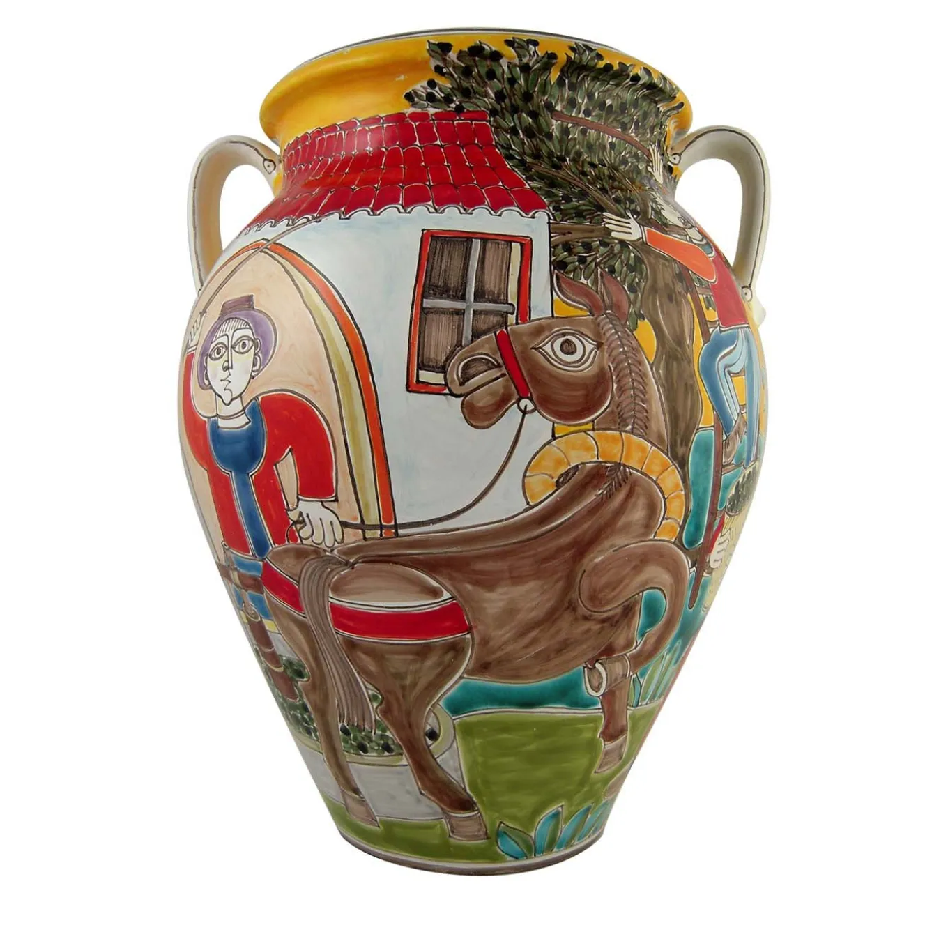Vaso DS Raccolta di olive