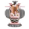 Vaso Duck Elephant in ceramica rosa e nera con dettagli in rame di Jaime Hayon