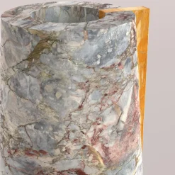 Vaso Elara Breccia di Versailles e Giallo Siena