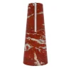 Vaso Elara Rosso Francia e Bianco Carrara
