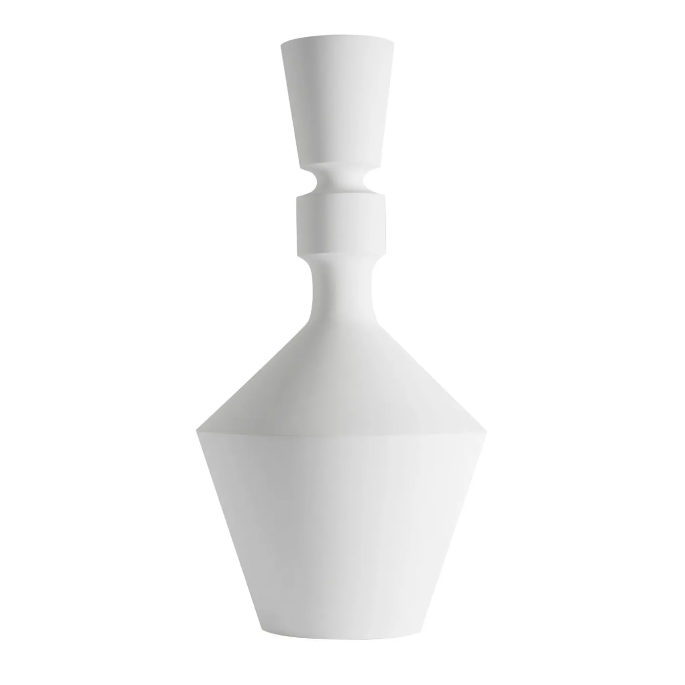 Vaso Extralarge in argilla bianco opaco