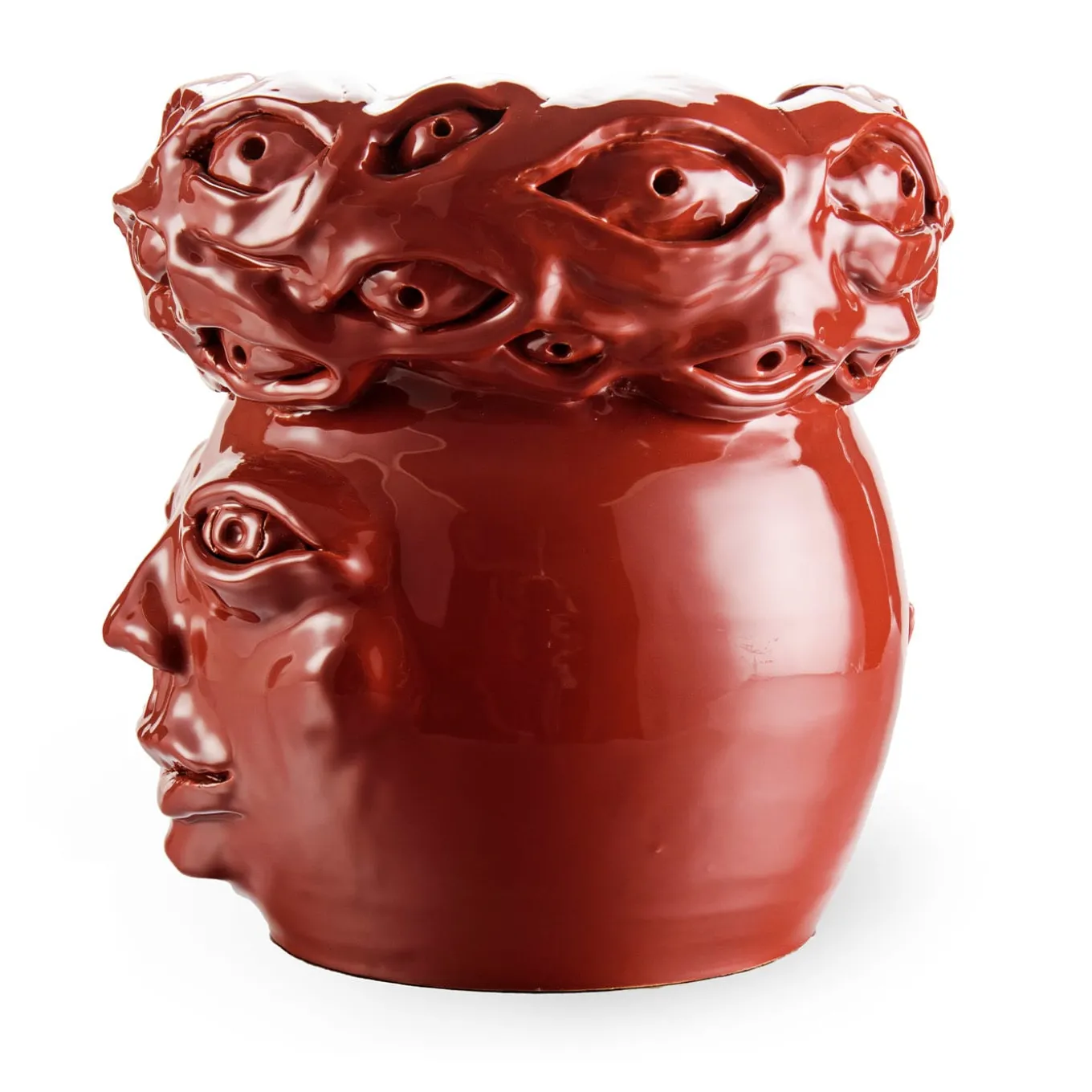 Vaso Eye Rosso