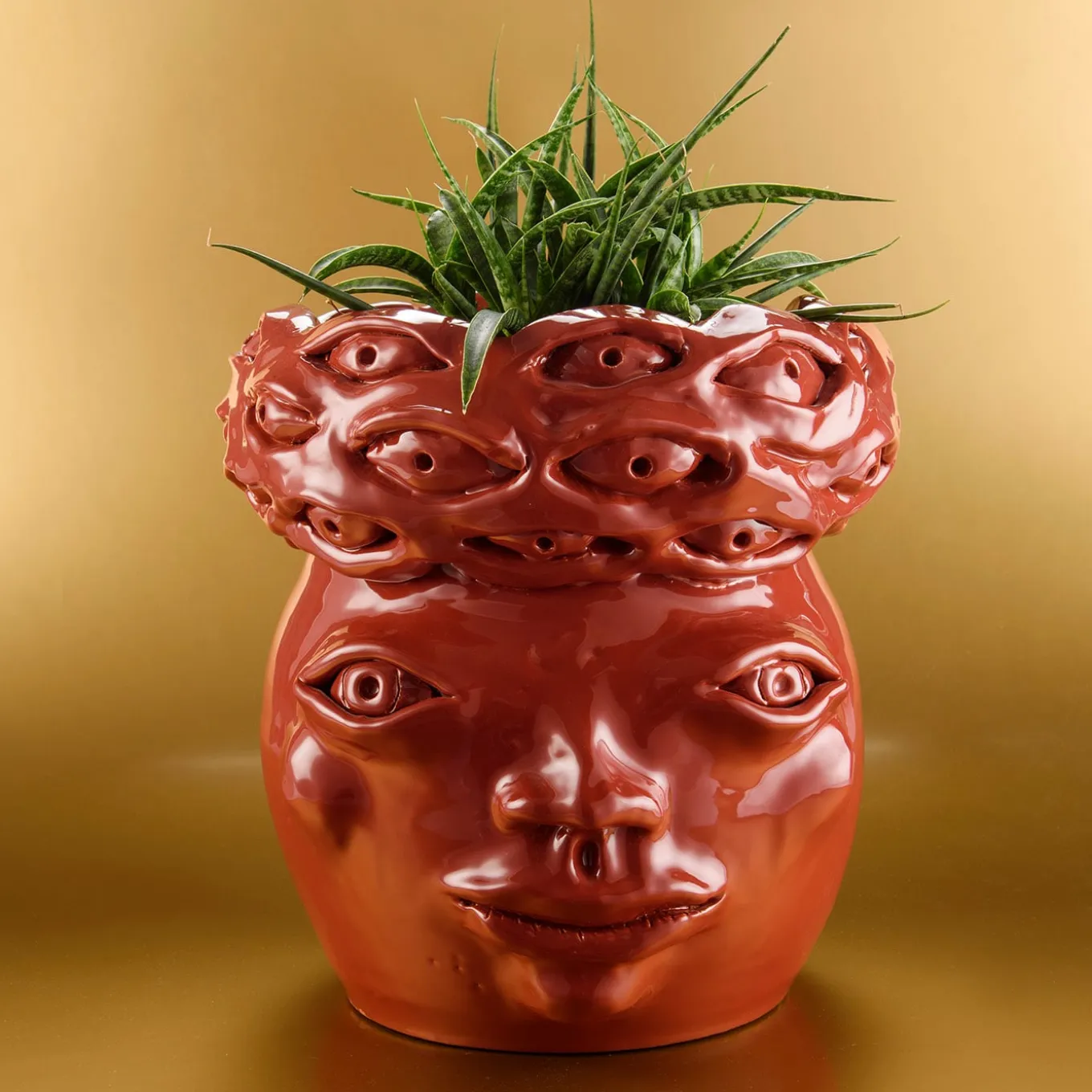 Vaso Eye Rosso