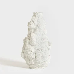 Vaso Far Deep Void SWN1 Bianco in calcestruzzo