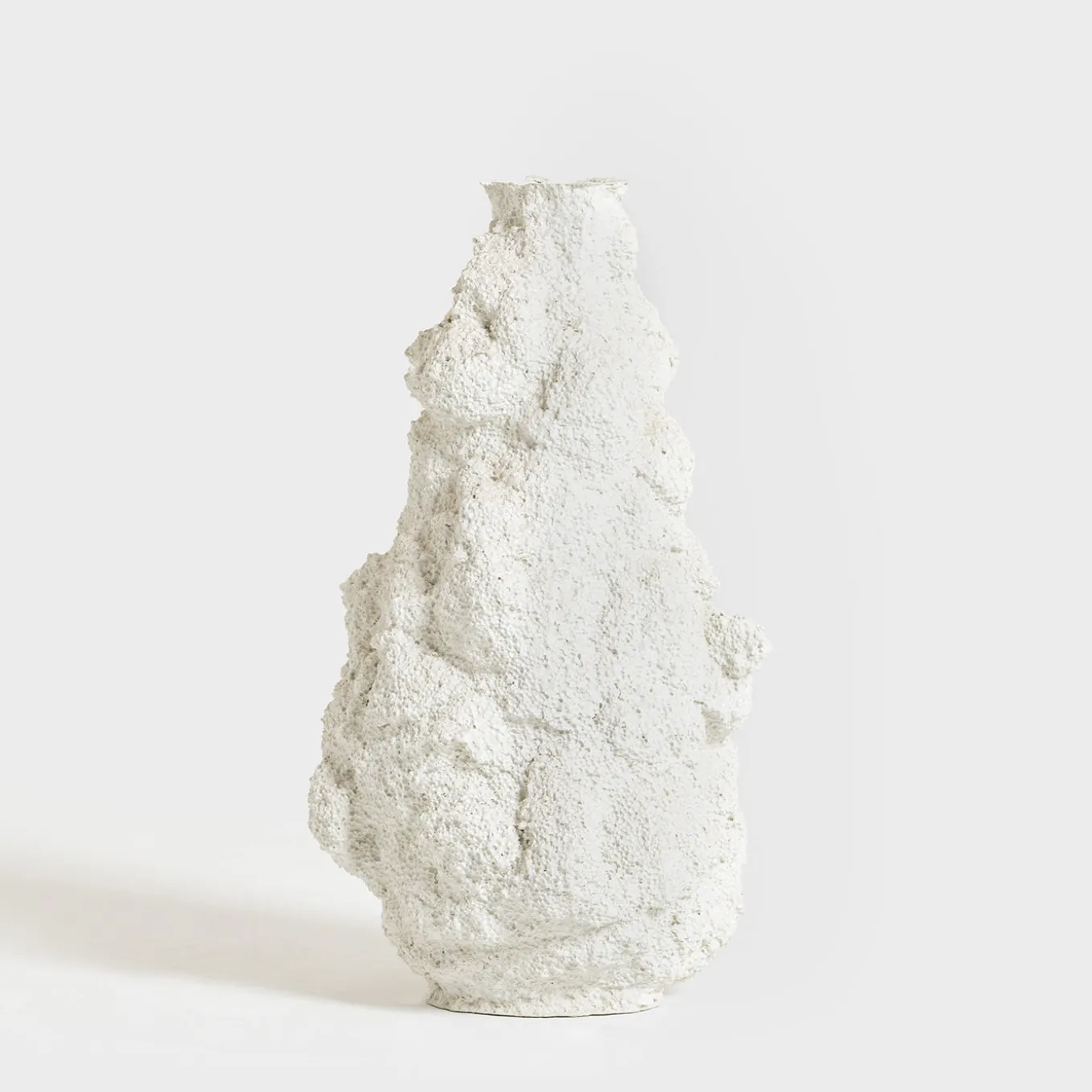 Vaso Far Deep Void SWN1 Bianco in calcestruzzo