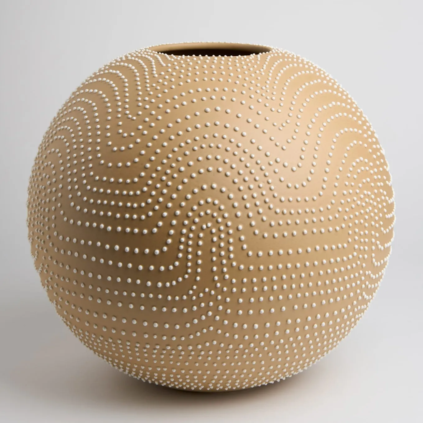 Vaso giallo Arkadia di Stefania Vasques
