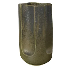 Vaso Giuseppe Musgo in ceramica smaltata grigia