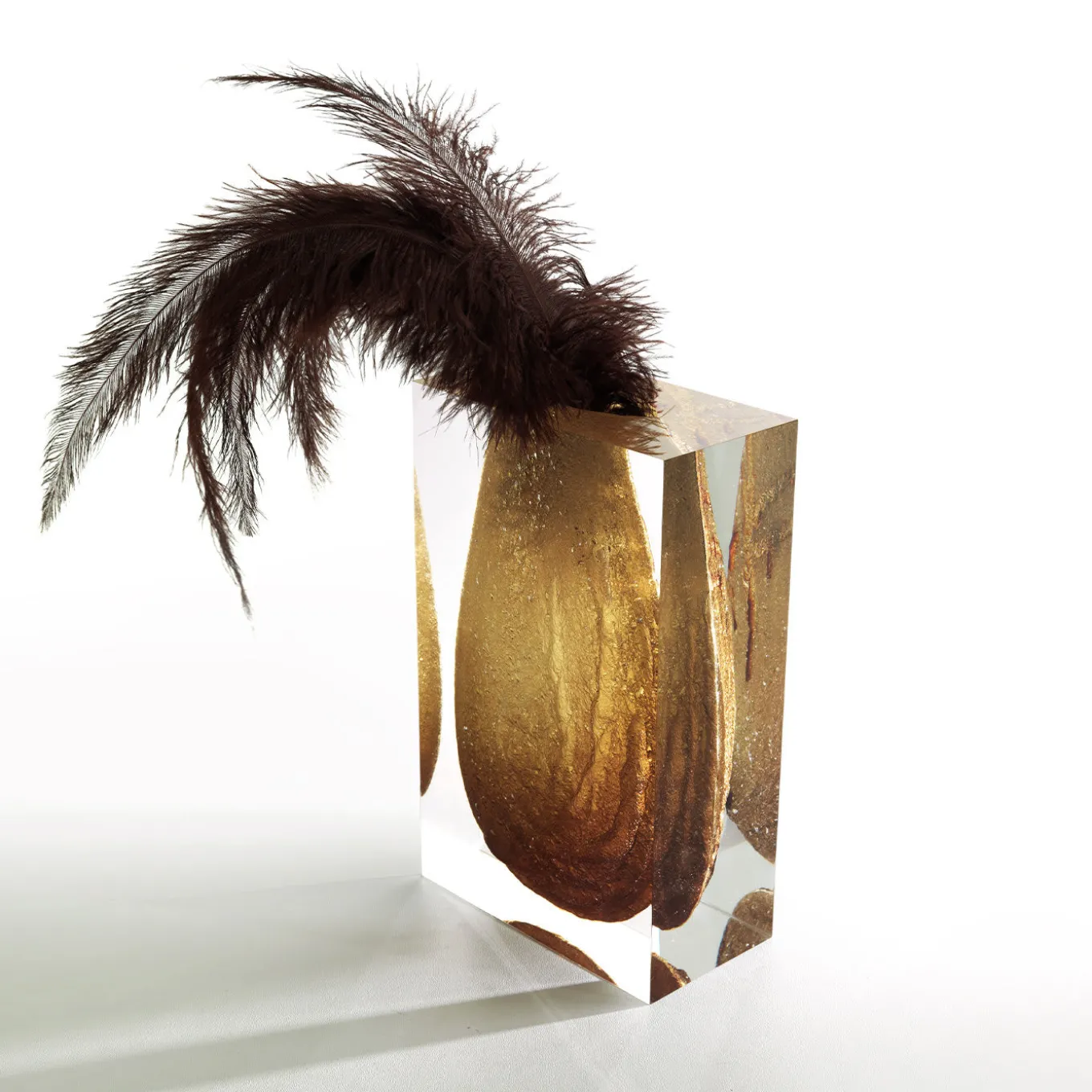 Vaso Glacoja ocra di Analogia Project