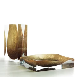 Vaso Glacoja ocra di Analogia Project
