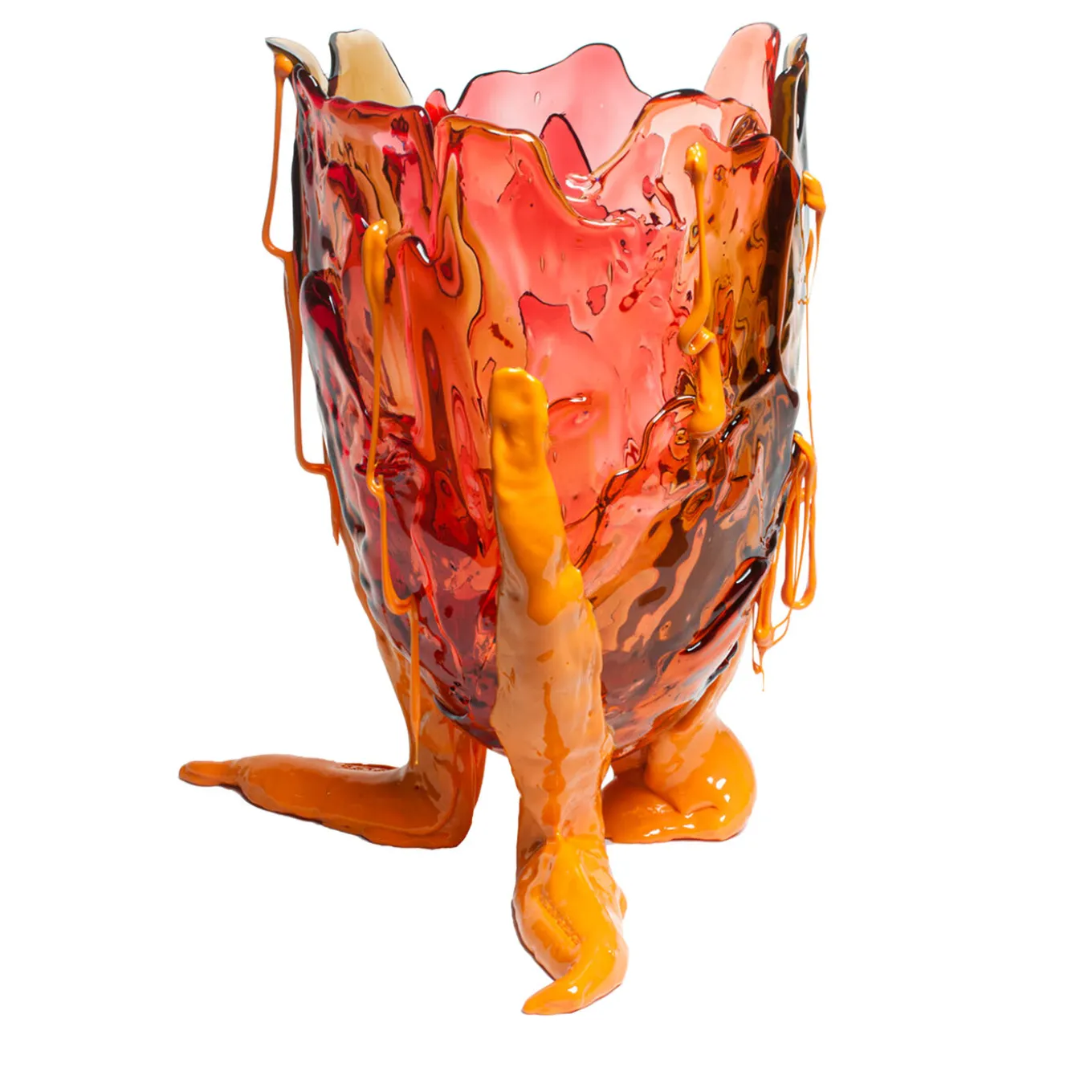 Vaso grande Extracolor Clear Special di Gaetano Pesce