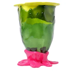 Vaso Grande Flower Verde e Fucsia di Gaetano Pesce