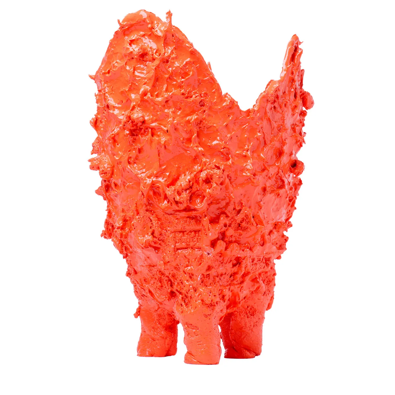 Vaso Grande Lava Arancio di Gaetano Pesce
