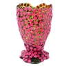 Vaso Grande Rock Verde e Fucsia di Gaetano Pesce