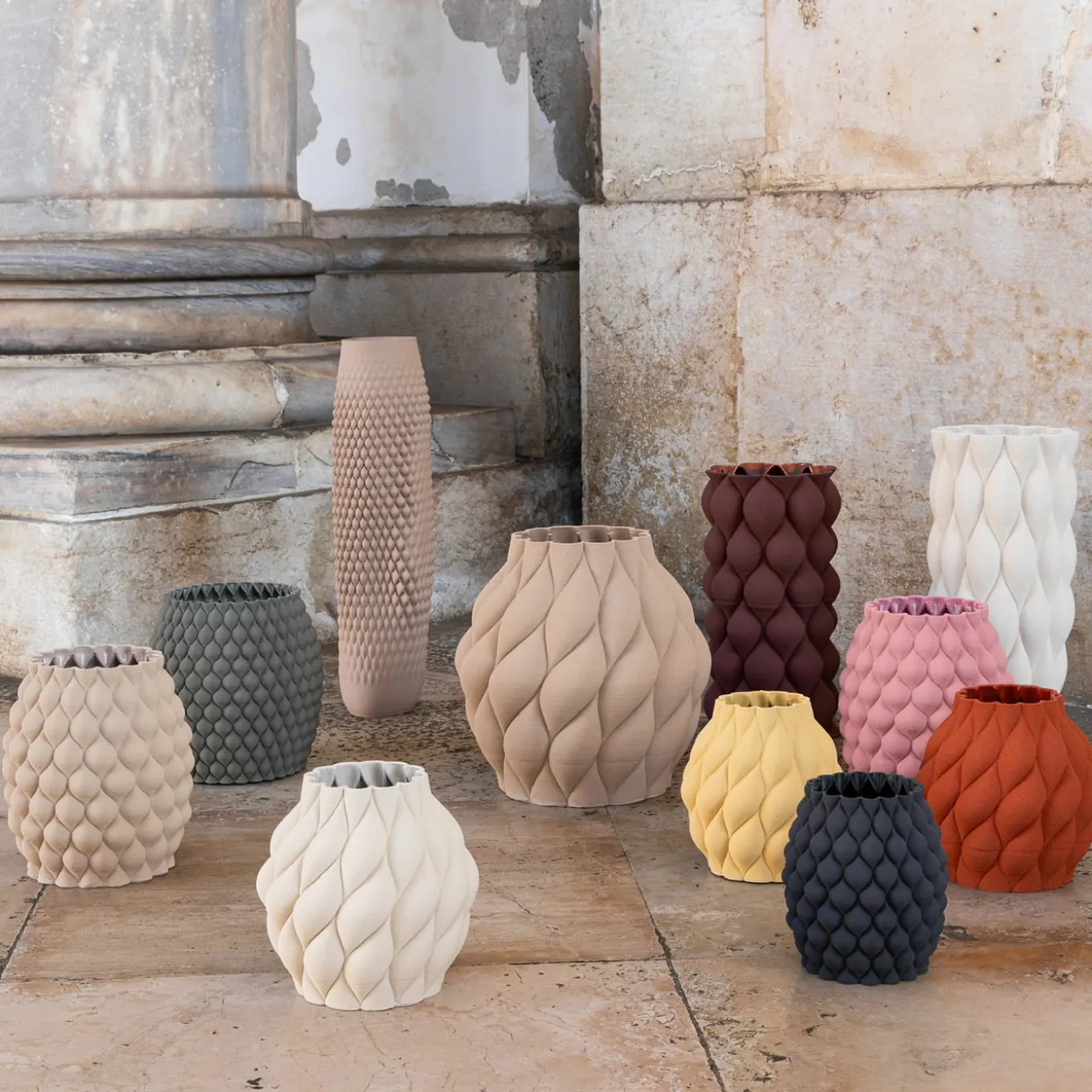 Vaso Grezzo Jaipur in Ceramica