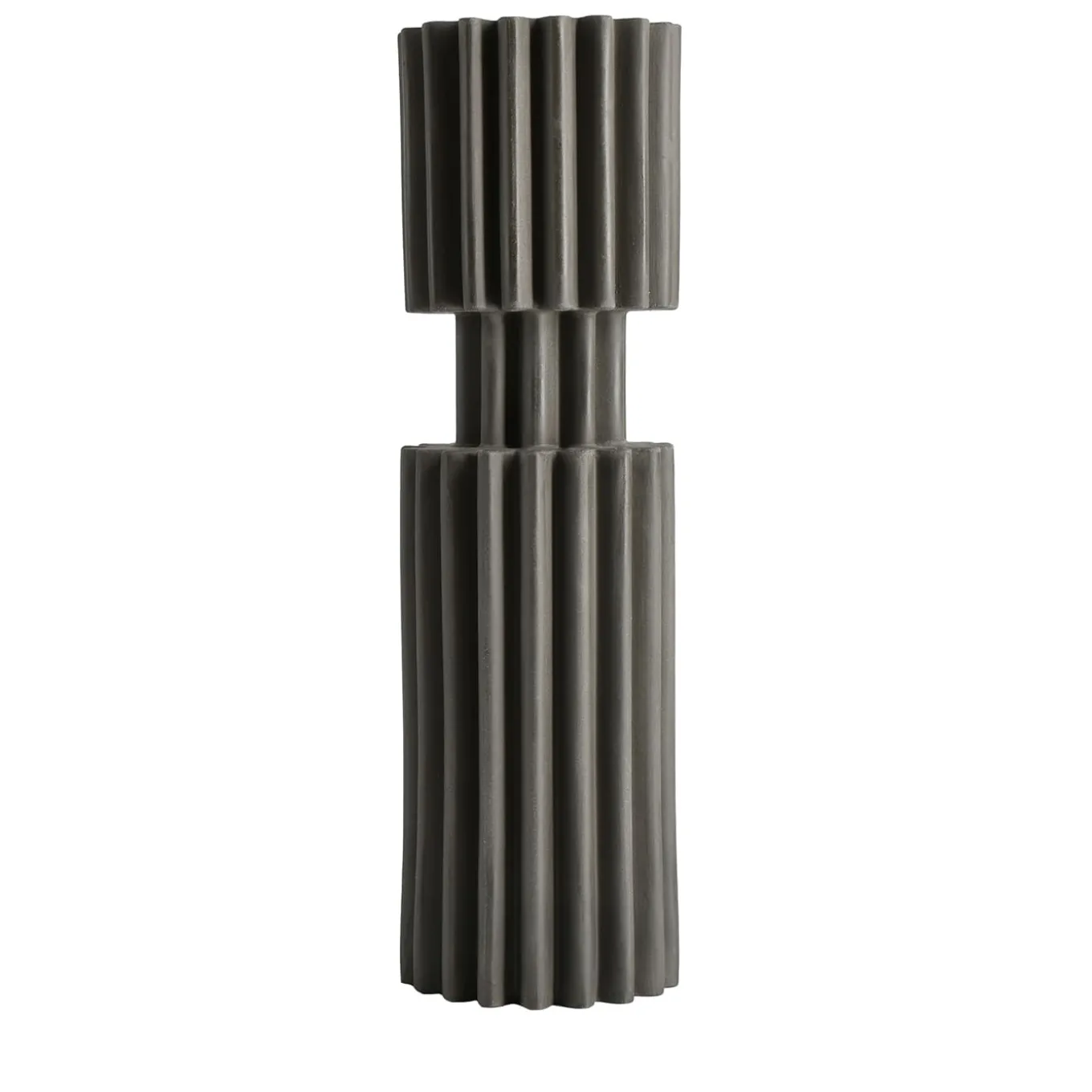 Vaso Grigio Clessidra