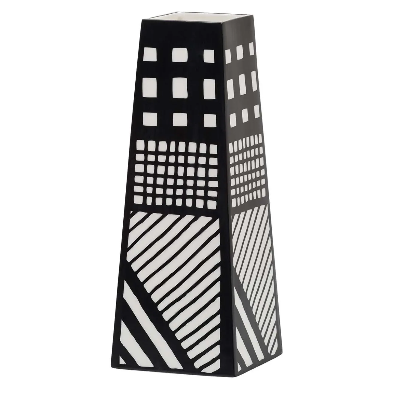 Vaso in ceramica Agosto di George Sowden - Post Design