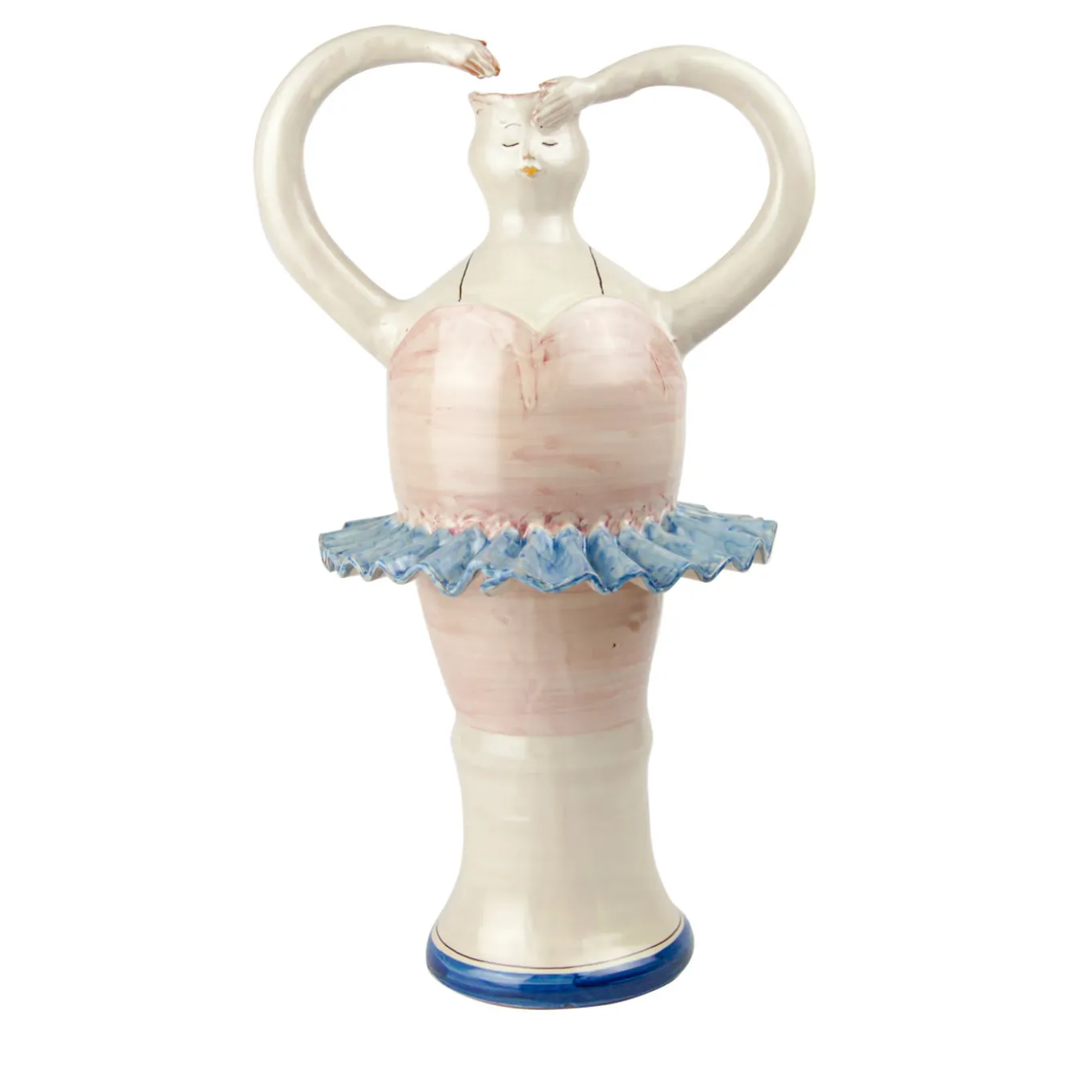 Vaso in ceramica Ballerina Ivory