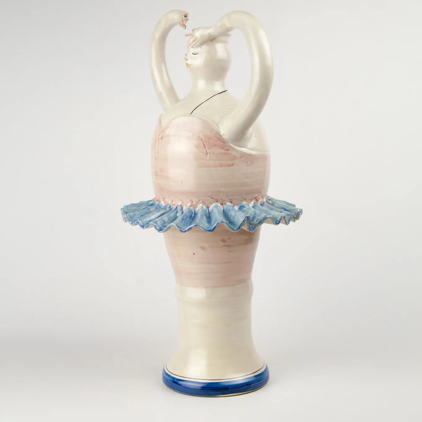 Vaso in ceramica Ballerina Ivory
