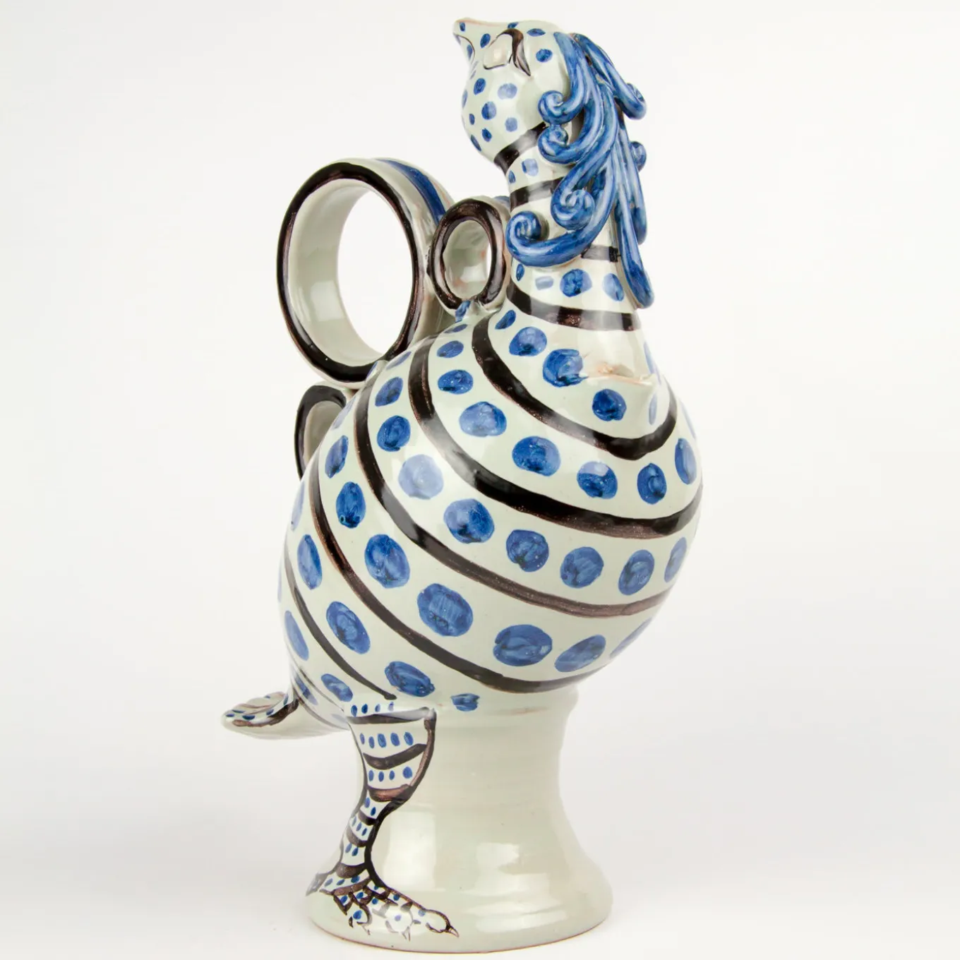 Vaso in ceramica Blue Bird