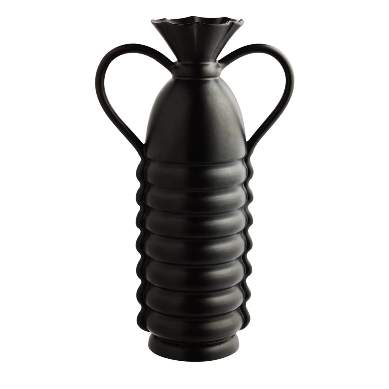 Vaso in Ceramica Continuous #1 di Ugo La Pietra